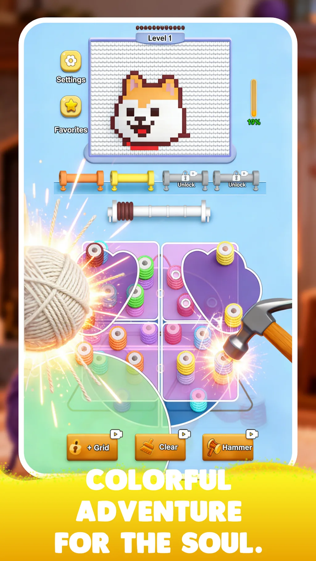 Puzzle Yarn Fun screenshot